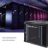 QOLTEC Ormarić za server 54461 / 19", 4U, 600x280x450 mm, staklena vrata, crni